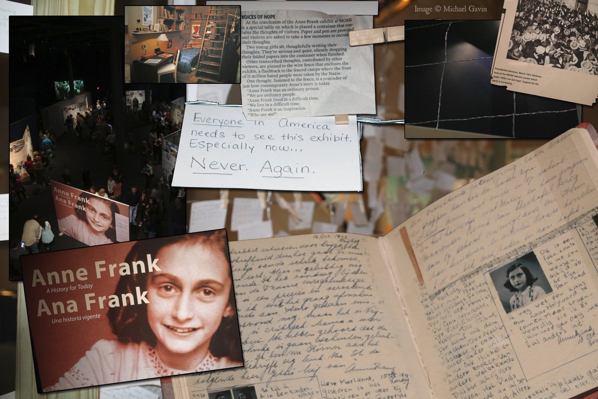 AltMichaelGavin's tweet image. Sobering, scary &amp;amp; sad. Anne Frank exhibit at MOSH Jax. I left in tears.  Tears that this really happened; tears that it might happen again.