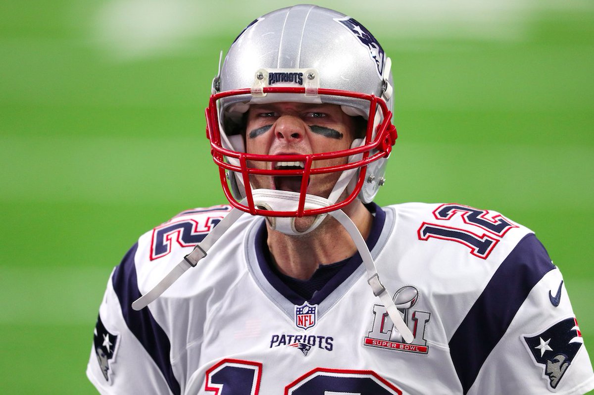 CBSSports's tweet image. Q: Is Tom Brady jacked up for Super Bowl LI?

A: