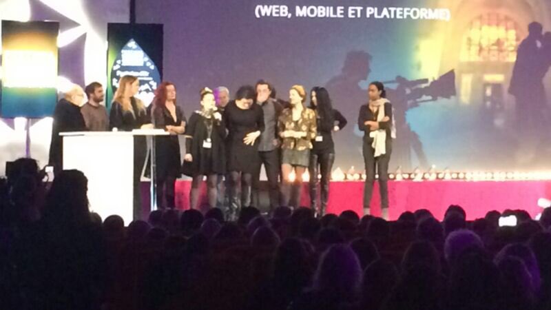 Very proud of my sister Gaëlle Girre producer of "le meufisme" awarded best online tv series last night in Luchon !