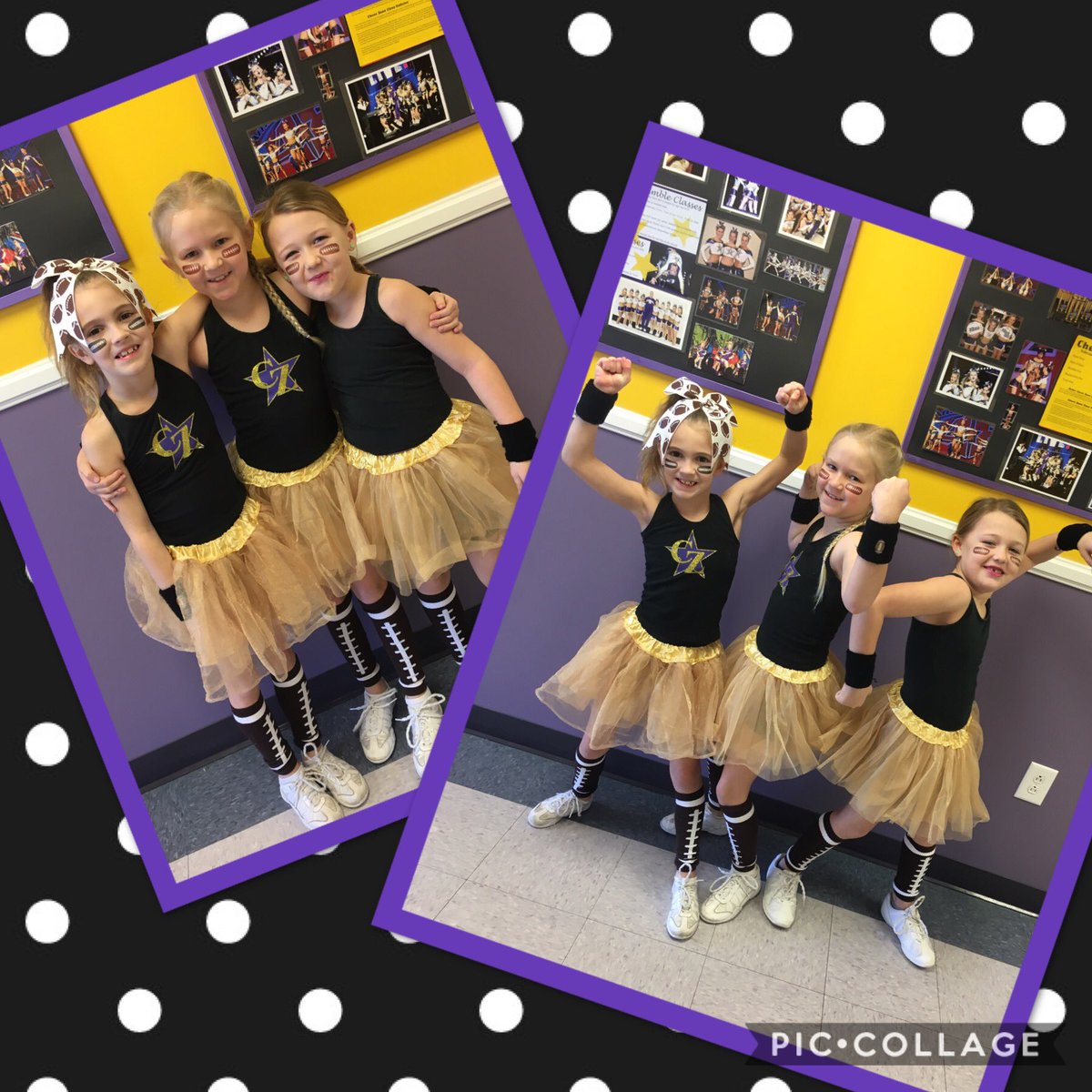 TaraMLloyd's tweet photo. Football themed practice with these cuties! πππ #CZAS #CheerZoneKY #MiniMadness https://t.co/UEVpWDLMc4