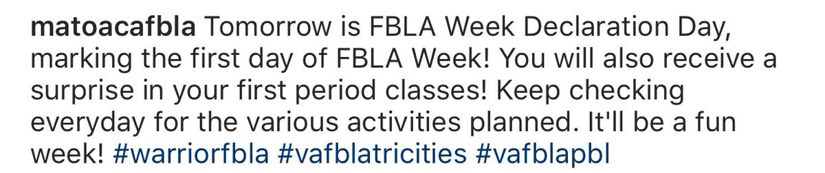 Matoaca FBLA tweet media