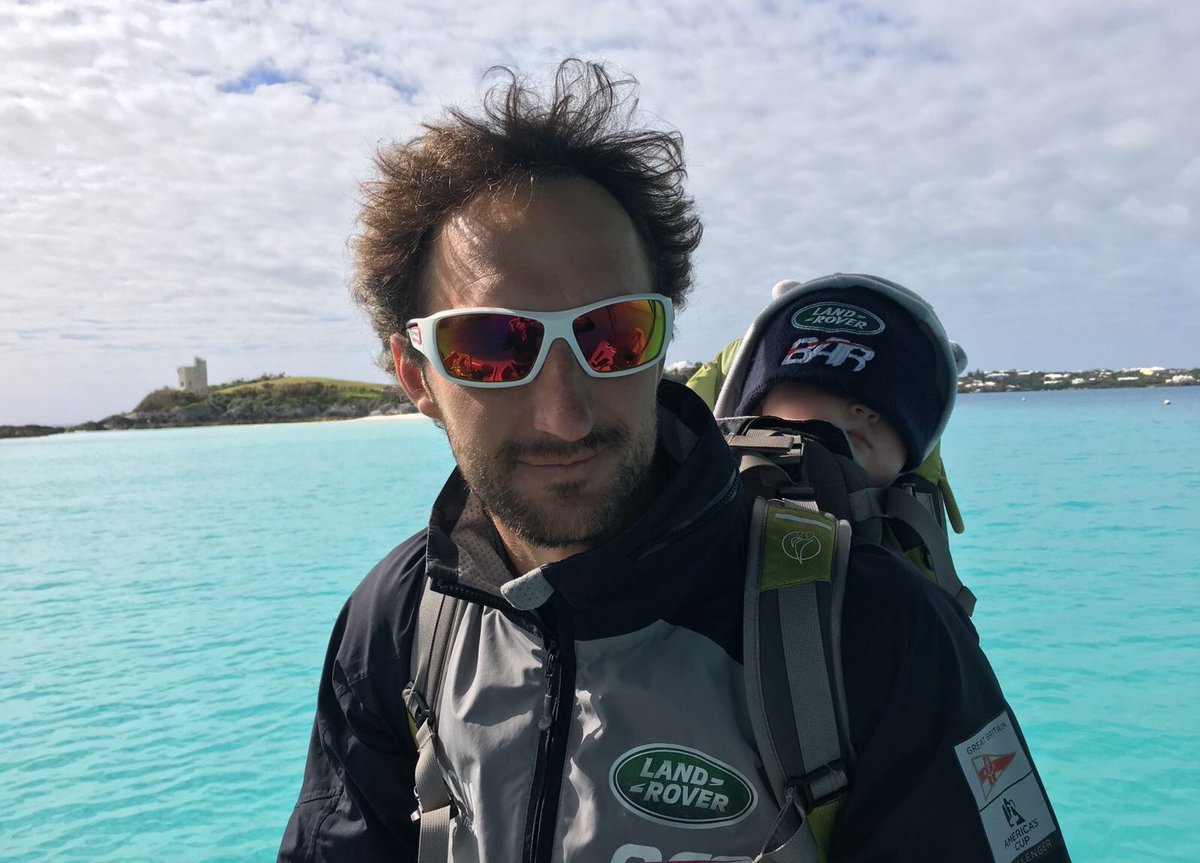 Baby on brand in Bermuda @LandRoverBAR #nextgeneration #LandRover