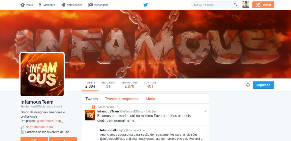 InfamousGroup_'s tweet photo. Headers e Banner novo em todos os perfis do Grupo Infamous. 

Feitos por @DznPredu.
Donwload - https://t.co/4sEUzKYImO
(uso livre) https://t.co/kf8GeL1hKY
