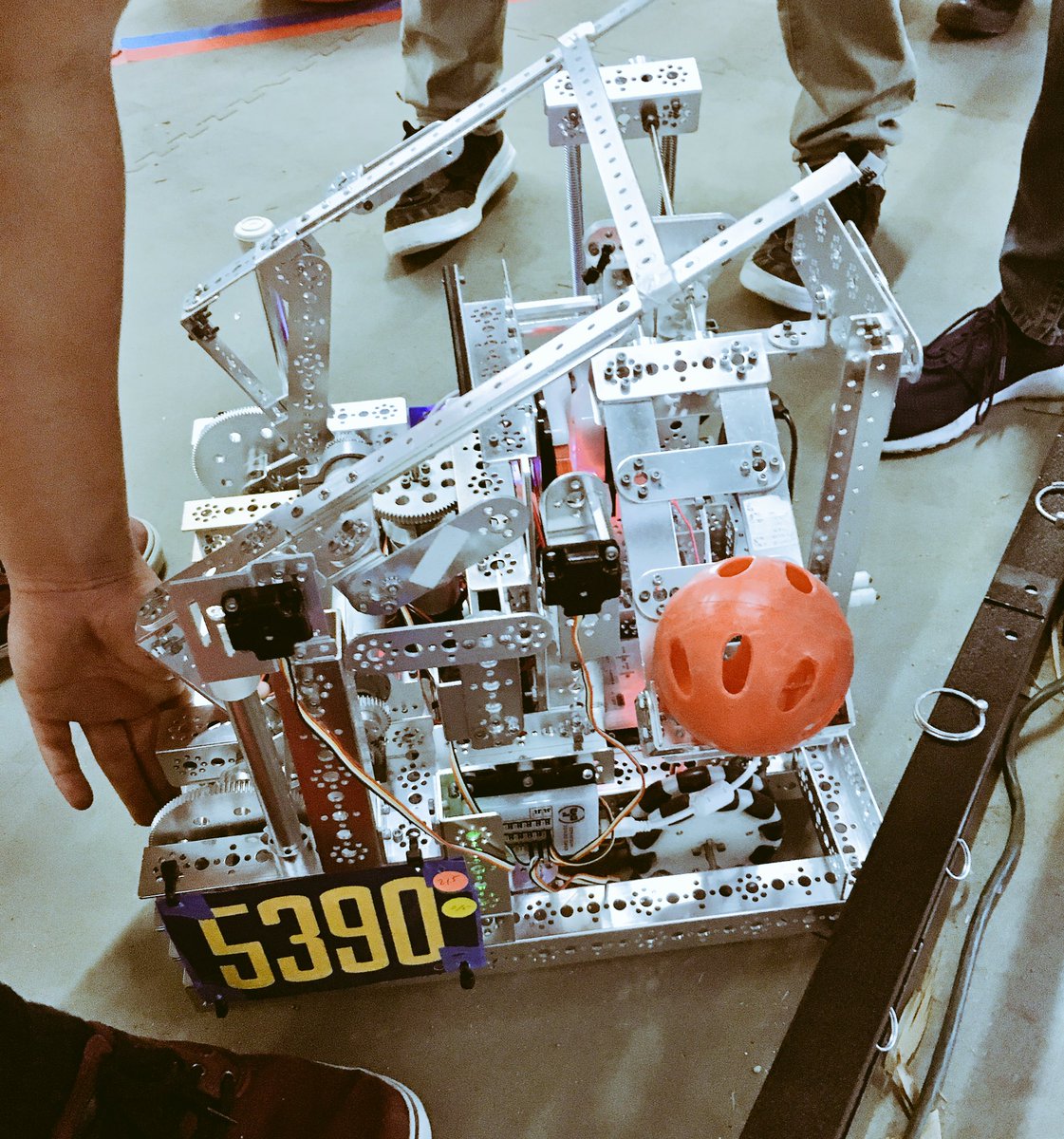 VistamarSchool's tweet photo. Vistamar's robot has been selected as an alliance member in the semifinal round. Wish us luck! #vistamarschool #govikings #laftc #robotics https://t.co/UduCX2PA60