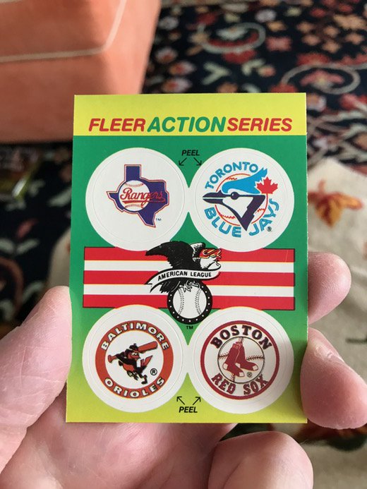 1990 peel stickers. #Redsox. #BaseballSoon