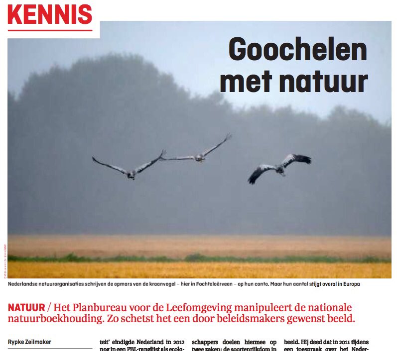 Schokkend stuk over manipulatie vd natuurboekhouding. Biodiversiteit in NL blijkt beter dan geschetst! #boerbewust rypkezeilmaker.nl/typo/index.php…