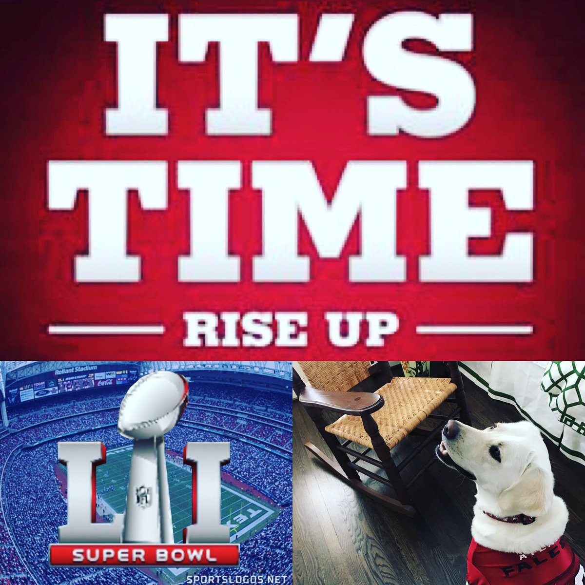 BrumbyRocker's tweet photo. #GameDay!! It's time to Rise up Atlanta!! Good Luck @AtlantaFalcons! #SuperBowl #atlantapride https://t.co/6EeGanr2xg