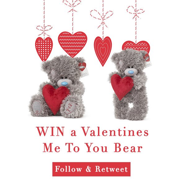 characterwiseuk's tweet photo. LAST CHANCE to #WIN a Valentines Me To You Bear! 3 WINNERS!! 

#Follow and #Retweet to #Enter >> https://t.co/A3hKJQi1Bd 

#Competition https://t.co/KoBrvPJiV4