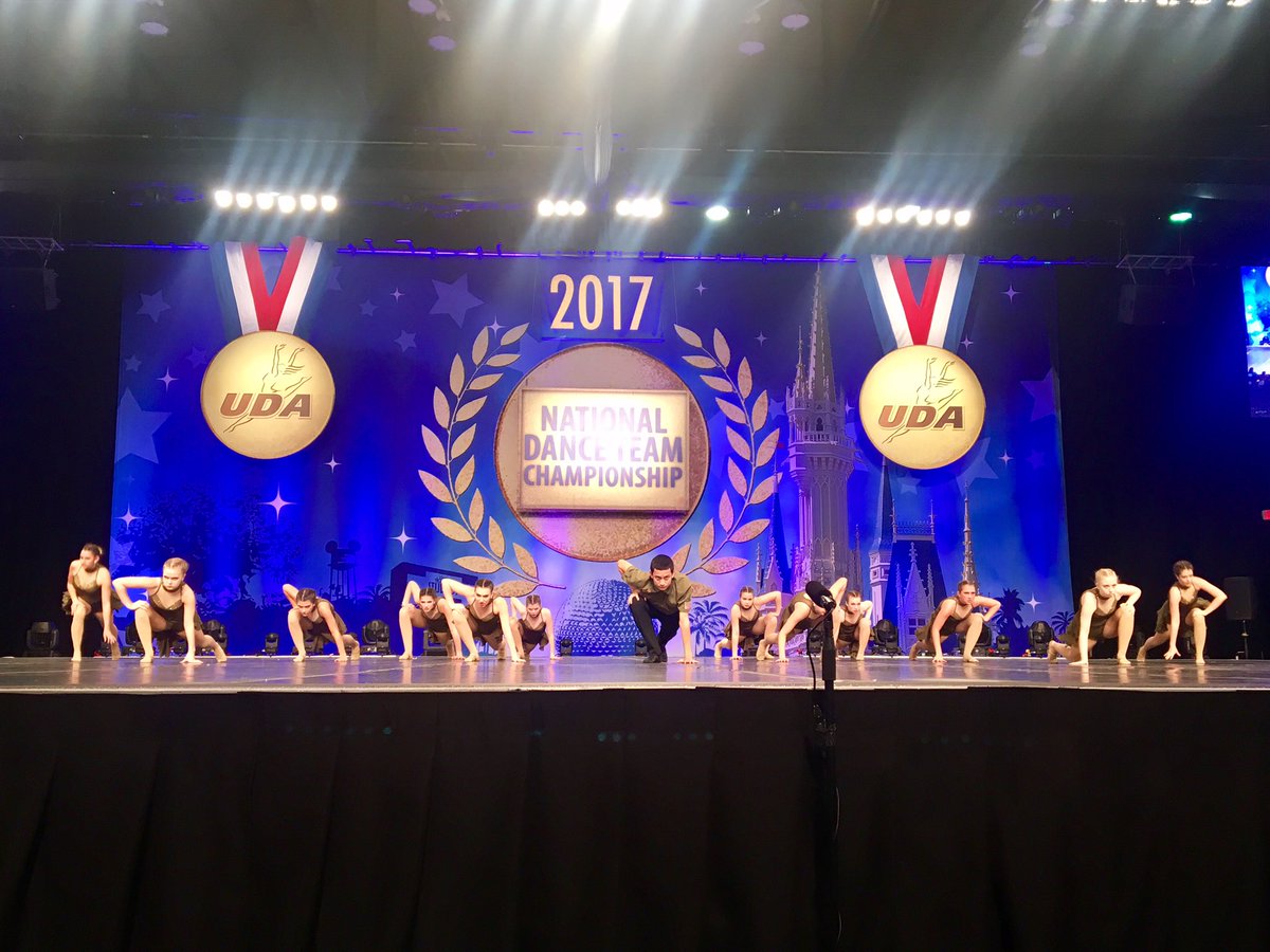 Finishing JV Jazz Finals with an intense fight from Dakota High School! #UDAnationals