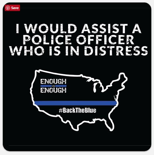 BlueAlert501c3's tweet photo. Get your "I would Assist" Decal before they run out. https://t.co/oJ11BH7UD3 #BackTheBlue #EnoughIsEnough #ThinBlueLine #PoliceWeek2017 https://t.co/tYPS7JrigJ