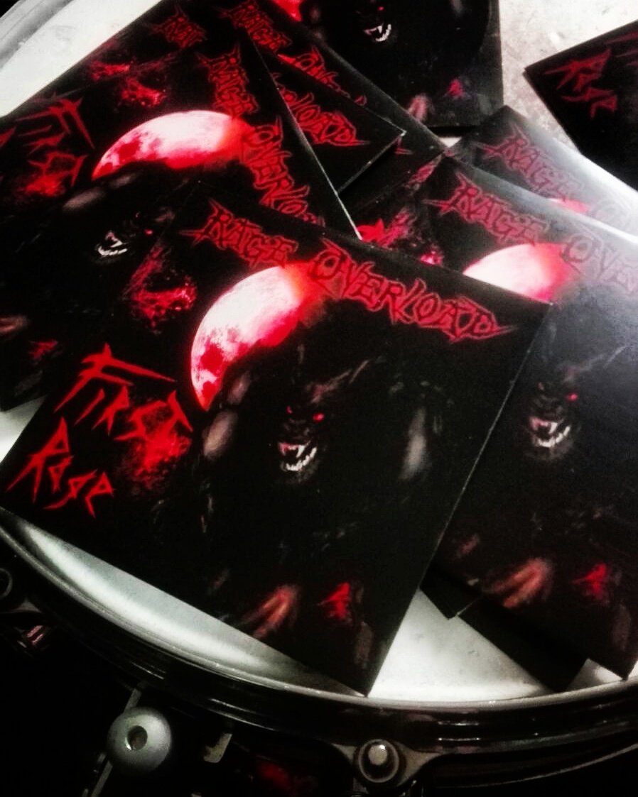Our first ever demo ! Two songs:
- Man Hunt
- Death Domain 
Grab one at our next show ! 🔥

#rageoverload #metalband #metalmusic #swissband
