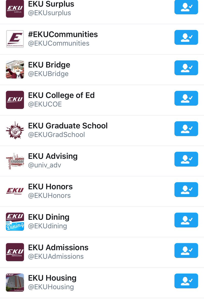EkuNews's tweet photo. Follow these EKU pages for more news! https://t.co/Dkl1NHTnss