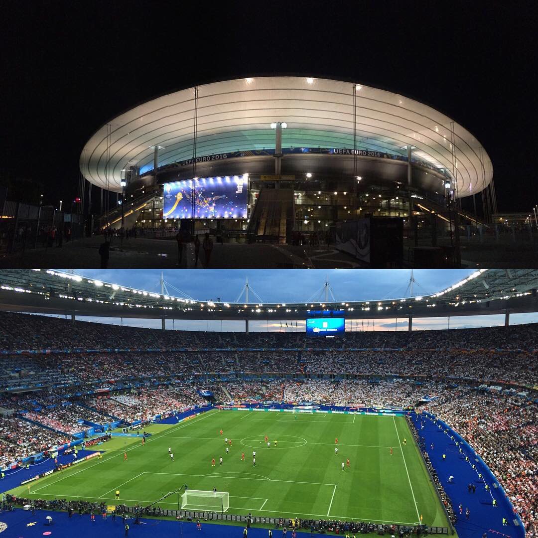 StadeFrance's tweet photo. Merci au compte Instagram @jthwaite3 pour ces photos du Stade avant la rencontre #ALLPOL, le 16/06/16 pendant l’#euro2016 #TopPhotos https://t.co/xX9XWytVfP