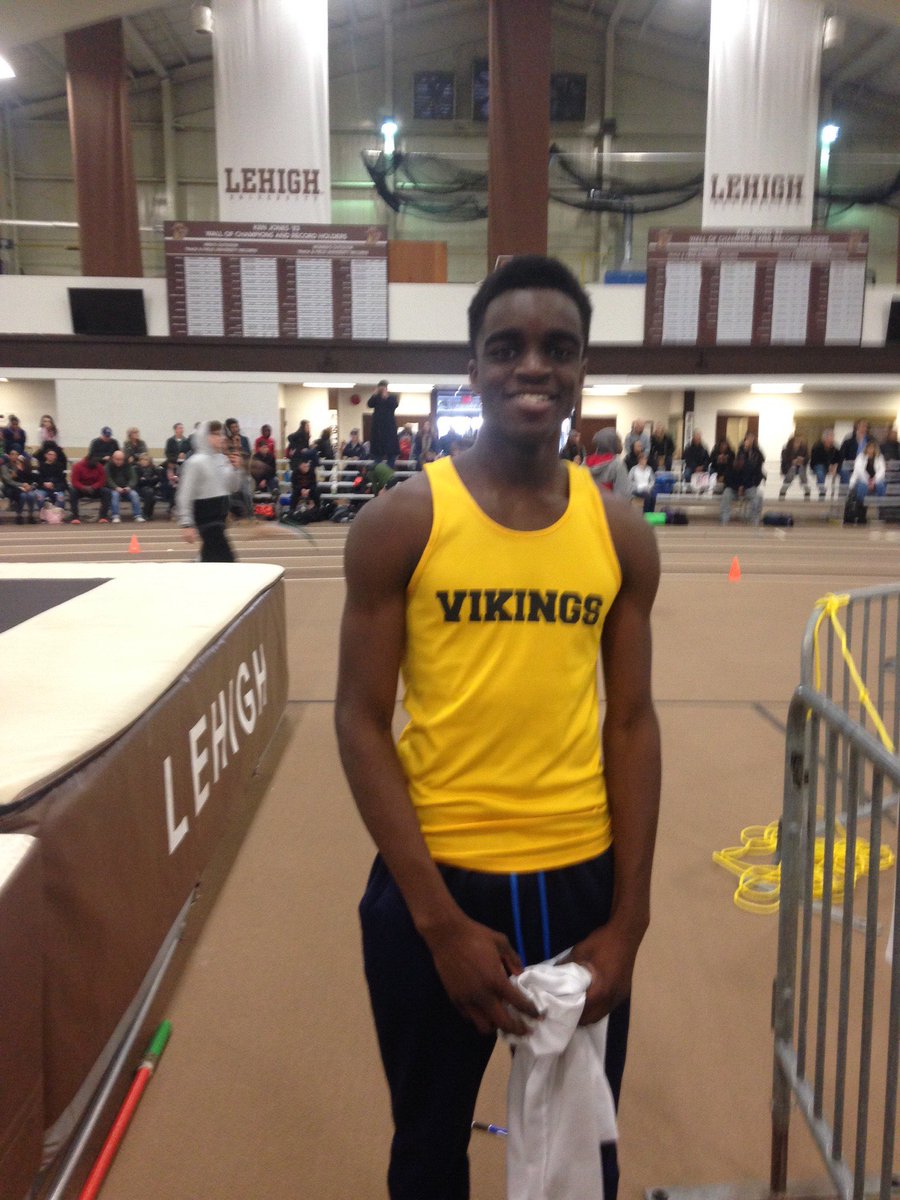 Indoor Trk&amp;Fld: Congrats to Chime Amaefuno, he qualified for the Meet of Champs in the 800m with a 2:04.53 this weekend.