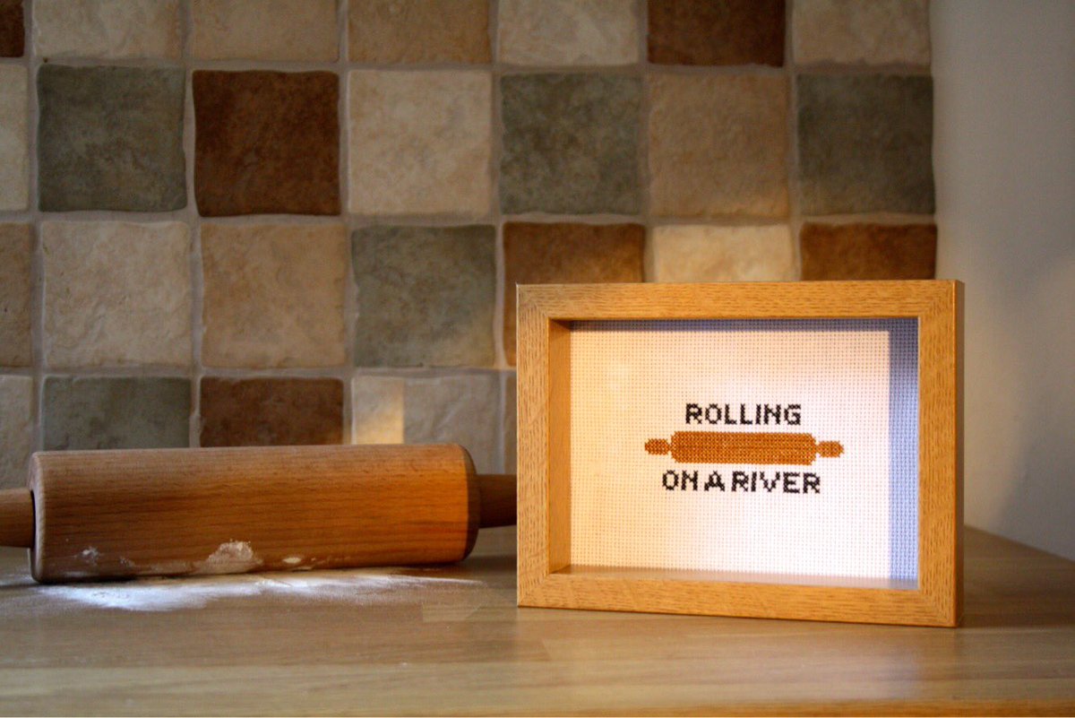 pixelstitching's tweet image. Perfect for #CraftHour's dinner theme is the @pixelstitching 'Rolling' range etsy.com/uk/shop/PixelS…