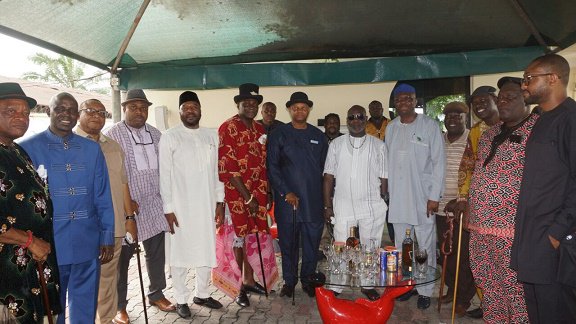 Boroh and Niger Delta chieftains in Okrika, Rivers State SA to President Buhari on Niger Delta, Paul Boroh continued peace moves, took members of the House Committee on Niger Delta to Okrika in Rivers State.