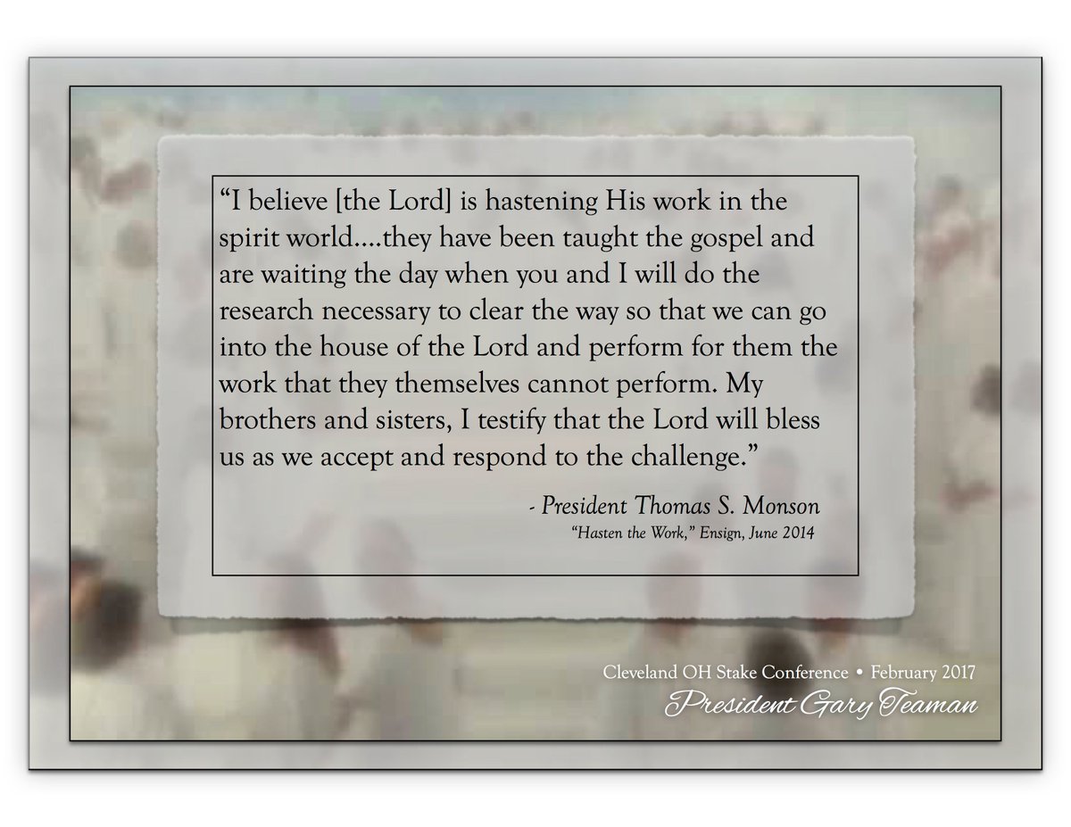 CLEMormons's tweet photo. #FamilyHistory #PresidentTeaman #CLEStake #CLEStakeConference https://t.co/RE4ErnGydb