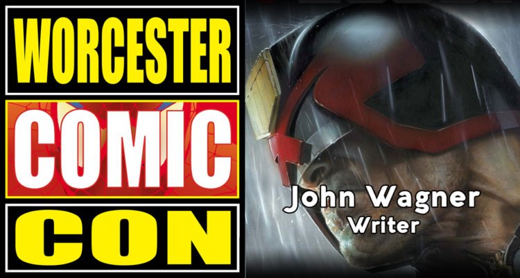 worcscomiccon's tweet photo. We are pleased to announce John Wagner co-creator of Dredd will be returning to #worcester #comiccon #2000ad #dredd #judgedredd https://t.co/qoidWbaLoM