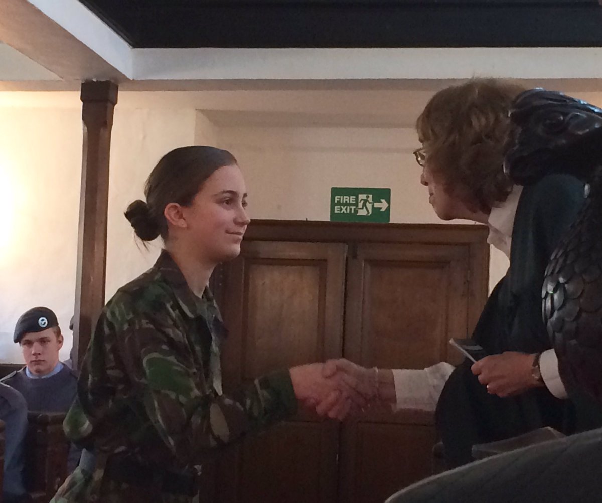 Proud day for our daughter Cadence today <a href="/2056Sqn/">2056 (Knutsford) Sqn</a> Knutsford <a href="/aircadets/">RAF Air Cadets</a> recruitment ceremony. #futurefighterpilot