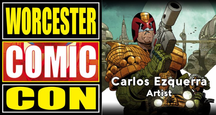 worcscomiccon's tweet photo. We are pleased to announce Carlos Ezquerra co-creator of Dredd will be joining us at #worcester #comiccon #2000ad #dredd #judgedredd https://t.co/2z2cPWeLBh