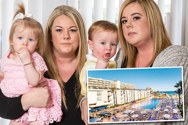 ScottishSun's tweet photo. Two Scots sisters forced to cut short £5k Spain holiday after their kids suffer food poisoning from raw hotel food https://t.co/G0G3cfgG3D https://t.co/OmLaSTl592