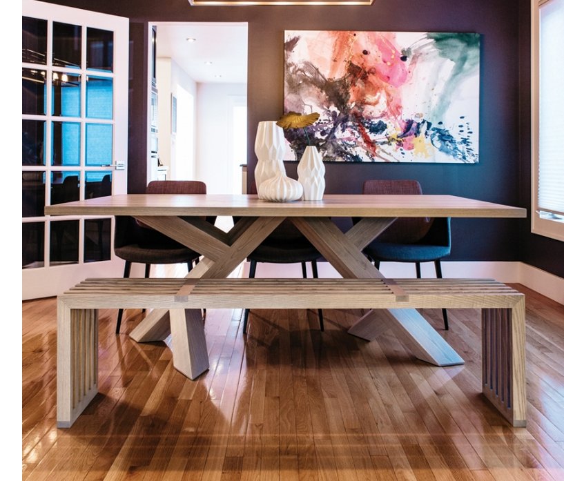 IzmDesign's tweet photo. Thanks @WicketBlue for the mentions in @AvenueEdmonton 
#Iconoclast &amp; #Hypnotizm
#diningtable #slattedbench #yegdesign #yeg #yyc #yvr https://t.co/1mTAMM0PVy