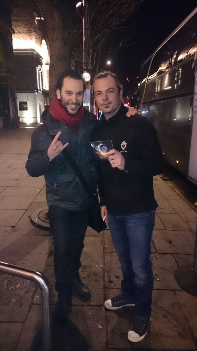 Echynops's tweet photo. With Isaac Delahaye from @Epica!
#IsaacDelahaye #Epica #guitarist #guitar #metal #music #meeting #London https://t.co/Fkna4VDHGX