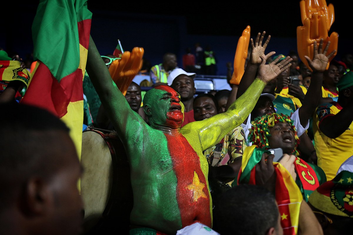 When Cameroon go 2-1 up in the 88th minute of the AFCON2017 final | B/R ...