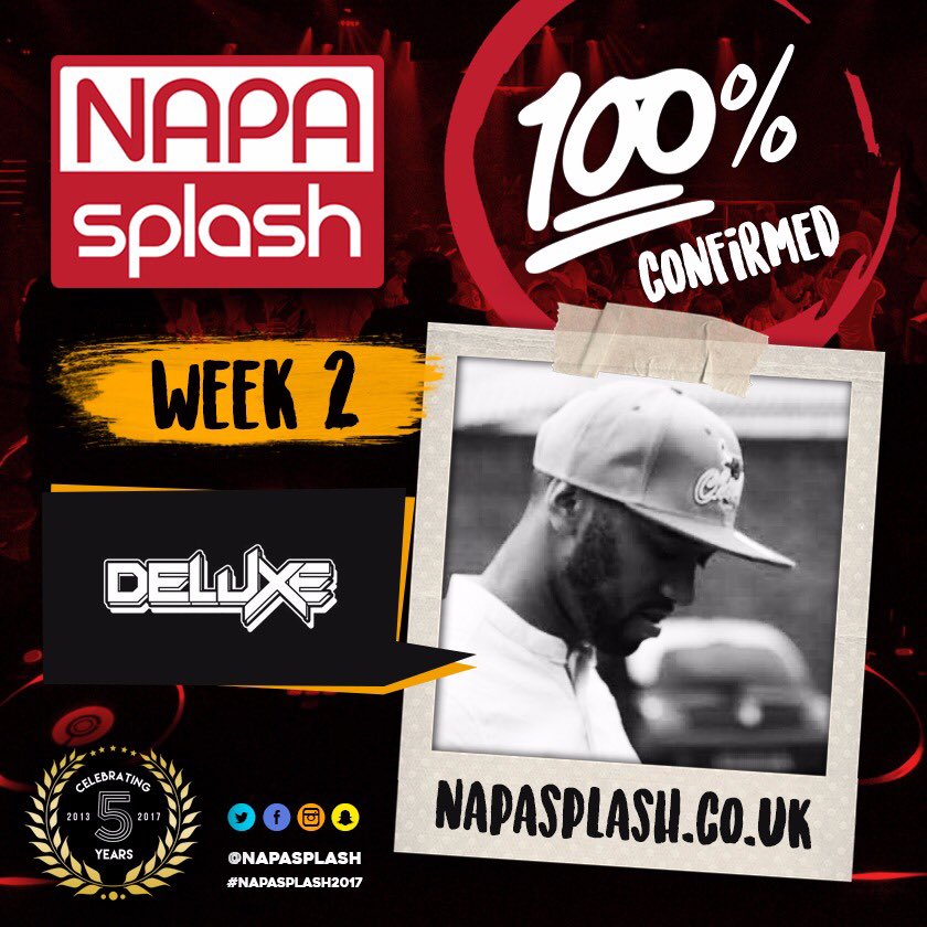 Tino_Kissi's tweet photo. My Guys Are DJ'ing &amp; Doing The Damn Ting In Week 2! 💥

10th - 17th July Join:

🔆@JudgeJoB 
🔆@Trilly_J 
🔆@DJDeluxeUK 

At #NapaSplash2017 😎 https://t.co/cNjnFL3fNI