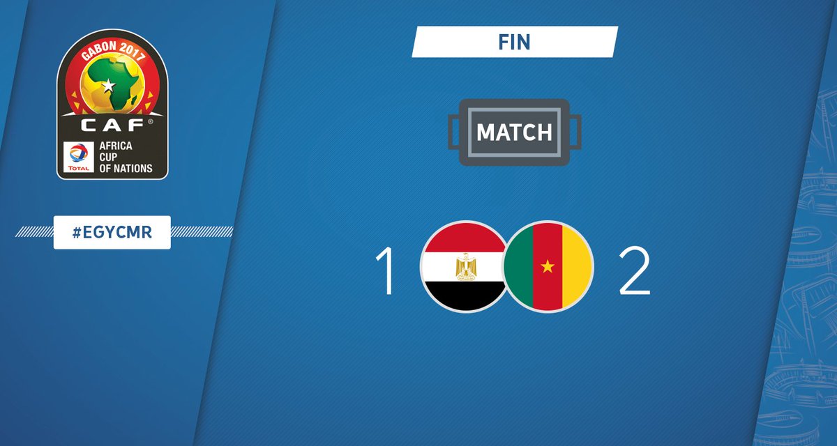 FIN DU MATCH | Egypte - Cameroun 1-2 #CAN2017 #EGYCMR