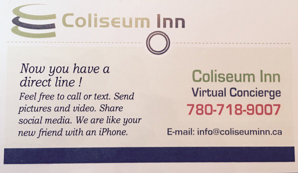 thecoliseuminn's tweet photo. #edmontonhotels #hotel #yeg #makeyourstay #coliseuminn #travel #holiday #happyguests #weworkforyou #tagandsave https://t.co/LW5uRq5aLv