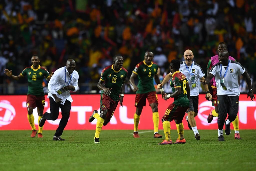 3SportsGh's tweet photo. CAMEROON!! 🇨🇲
Champions in:
1984 🏆
1988 🏆
2000🏆
2002 🏆
2017 🏆
#3Afcon https://t.co/zZdUqcHT1I