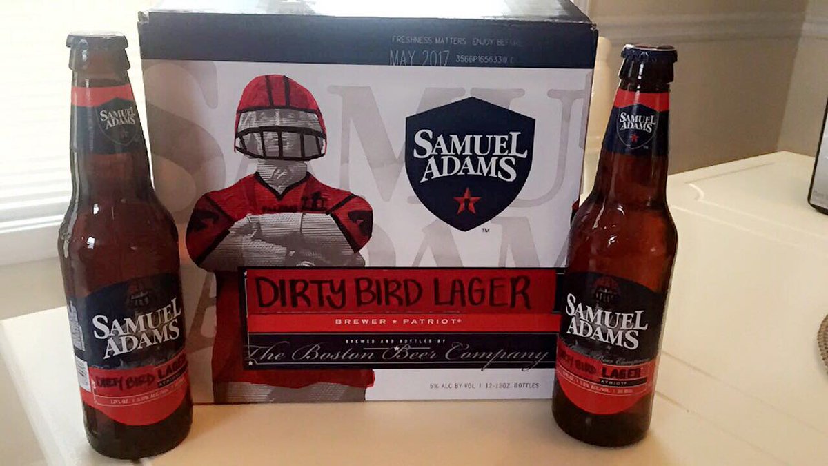 Ready to #riseup today for a big Falcons win!!! #dirtybirdlager #sweetwaterbrewery #samadams @sweetwaterbrew @SamAdamsBeer
