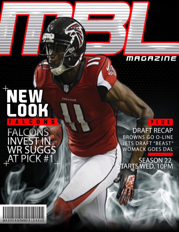 MBLInsideHuddle's tweet photo. Was Wr Suggs from @Falcons_MBL the right choice at pick 1??? #Mbl_Mag @BomberLeague https://t.co/tqZ0gsfZnS