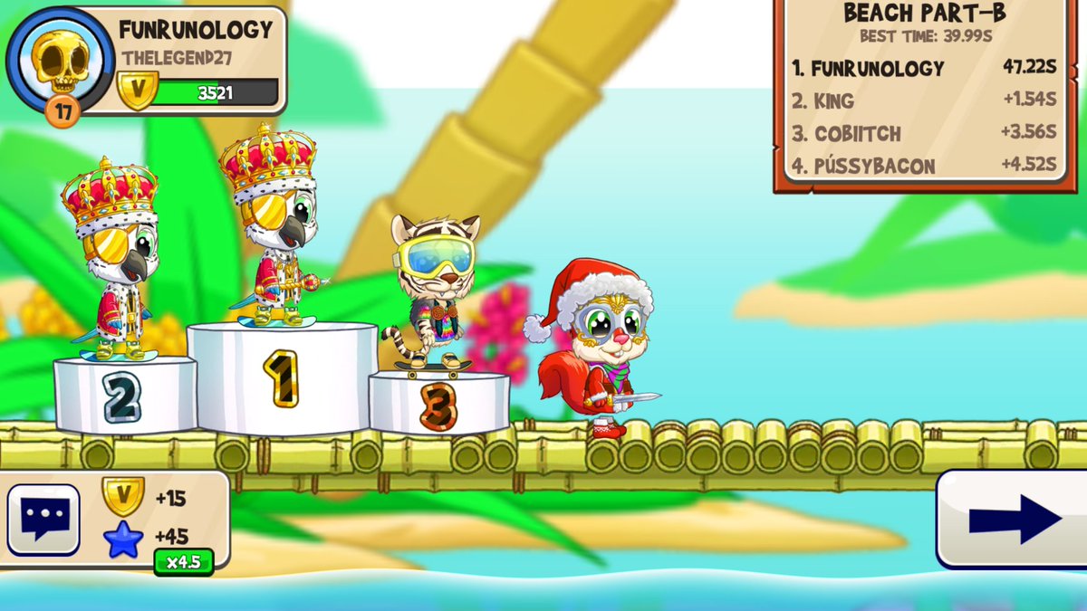 Funrunology's tweet photo. There's only room for one #king 😎 @TheFunRun https://t.co/2IGXyKAcTO