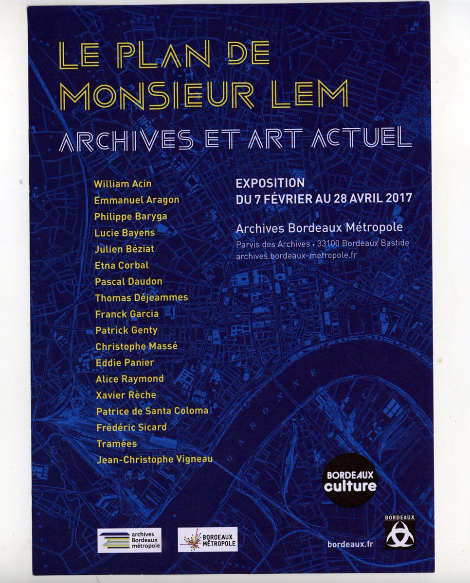 WilliamAcin's tweet photo. Content de participer à l #exposition  "Le plan de Monsieur Lem, Archives et art actuel"@BxMetro https://t.co/YsSDqAaPys https://t.co/VbBXQtCNeK