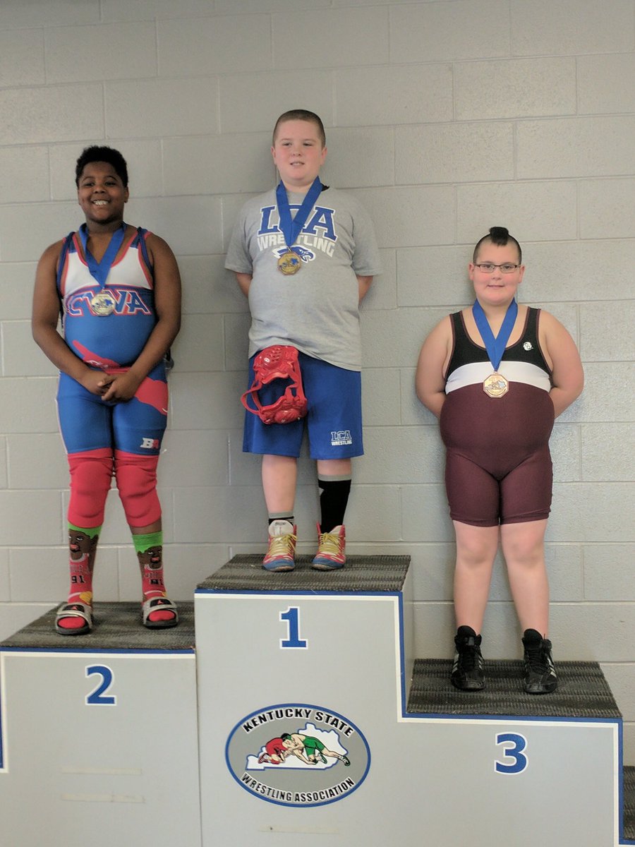LCAWrestling's tweet photo. Peyton Mayo with a 1st place finish at today's Kentucky Youth State Tournament. #LCAWrestling #WeAreLCA https://t.co/U2iqOoBarV