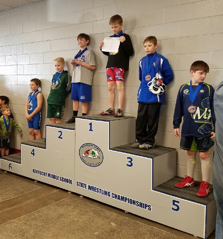LCAWrestling's tweet photo. Jacob Wolfe with a 2nd place finish today at Kentucky Youth State tournament. #LCAWrestling #WeAreLCA https://t.co/e83aGR66ys