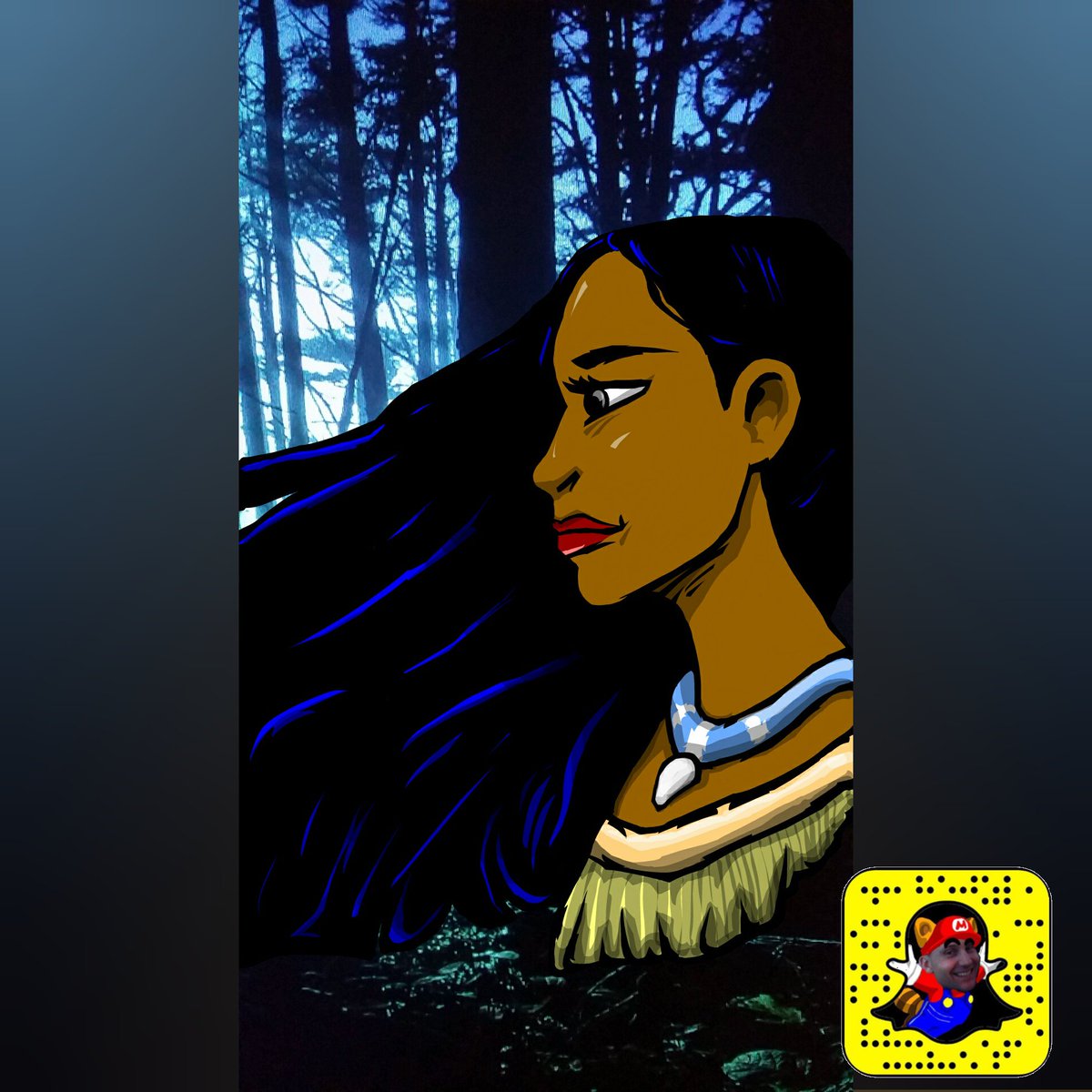 MakeDo_AndMend's tweet photo. "Sometimes the right path is not the easiest one"
#pocahontas #disney #disneyprincess #snapchat #snapchatdrawing #snapchatart #snapcode https://t.co/PUTwU42dXr
