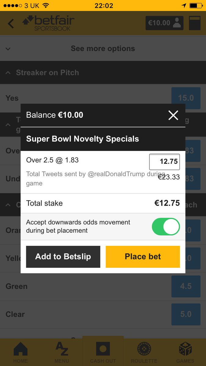 RyanCullen90's tweet photo. Over 2.5 tweets from @realDonaldTrump during the #SuperBowl.
Winner https://t.co/i4J7cvVbd9