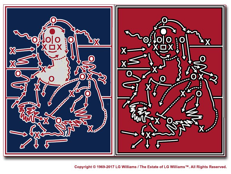 <a href="/lgwilliams/">LG Williams</a>'s How to Explain Art to the Sports Generation (Mona Lisa) was featured in Art Auction 2017. Here's a version for #SuperBowl2017