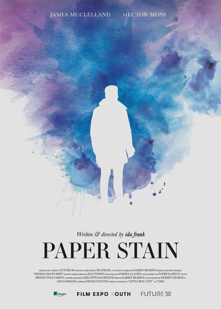 jamesmcclel's tweet photo. Hugely proud of the Paper Stain screening at Film expo south, truly the product of creative thinking and hard work. #stunning #team #film https://t.co/waxE0qfgRp