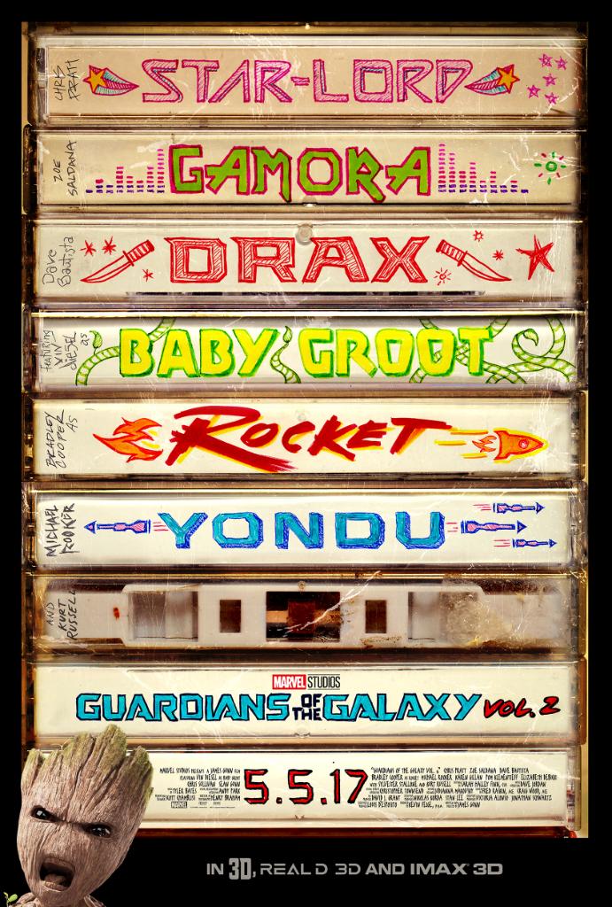 Marvel's tweet photo. Hit play. Check out the new #GotGVol2 poster! https://t.co/tUpF7IUr6b