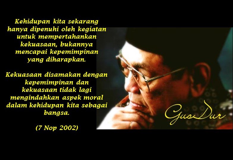AlissaWahid's tweet photo. Berebut kekuasaan tanpa indahkan moral &amp; bangsa. Jadi ingat tulisan Gus Dur, Nop 2002 ini: https://t.co/o5iXBVWfWt