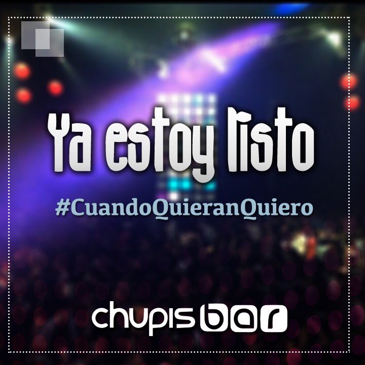 ChupisBar's tweet photo. Que creen?? 

Ya estoy listo de nuevo para los sábados. 

Lo mejor de mi esta por llegar este febrero. #CuandoQuieranQuiero https://t.co/mSDKArh7gm
