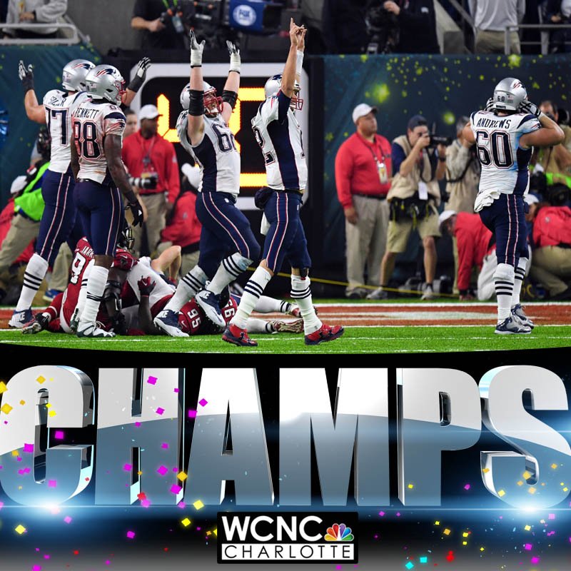 The New England Patriots are your #SuperBowl Champions after the FIRST EVER overtime and BIGGEST COMEBACK in Super Bowl history!