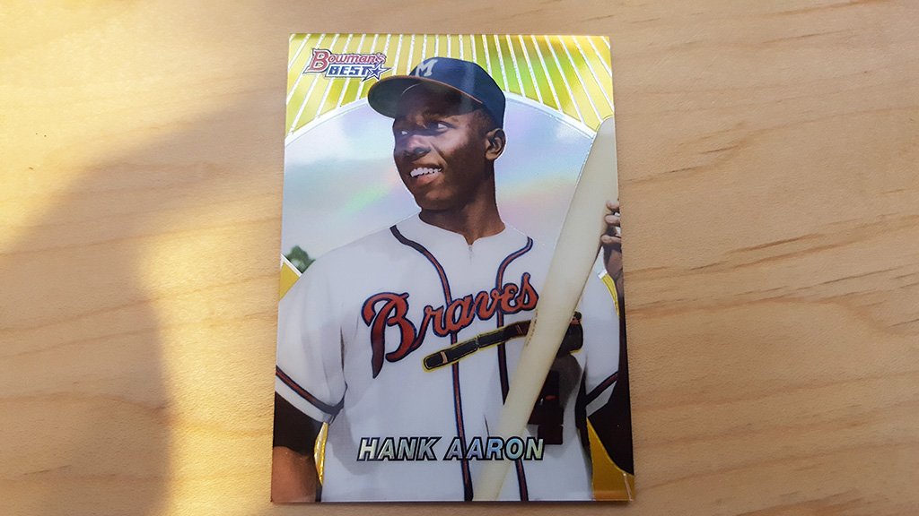 MLB's tweet photo. Atlanta and New England love their 🐐s.

RT for a chance to win one of these #MLBCards. https://t.co/yCU0B5S1Mj