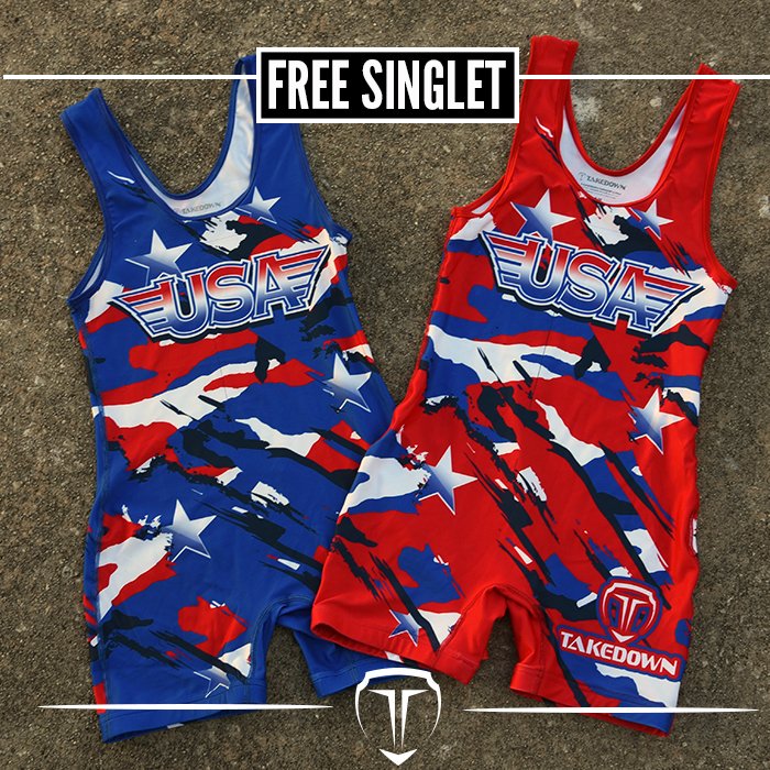 trackwrestling's tweet photo. #SingletSunday presented by Takedown Sportswear: RT and follow for a chance to win a free singlet from Takedown Sportswear. #ThinkTakedown https://t.co/znUbHMbL1l