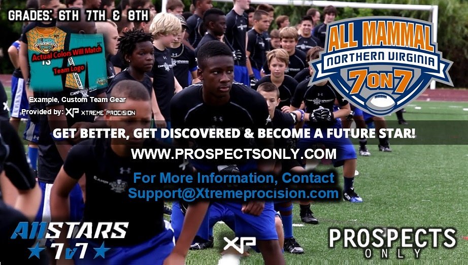 mva_football's tweet photo. More opportunities... Tryouts coming soon #XP/A11Stars #UA #prospectsonly @ProspectsOnly @A11StarsBowl @LaVarArrington 🔥🔥🔥🏈🔥🔥 https://t.co/PFG9Y8hqOH