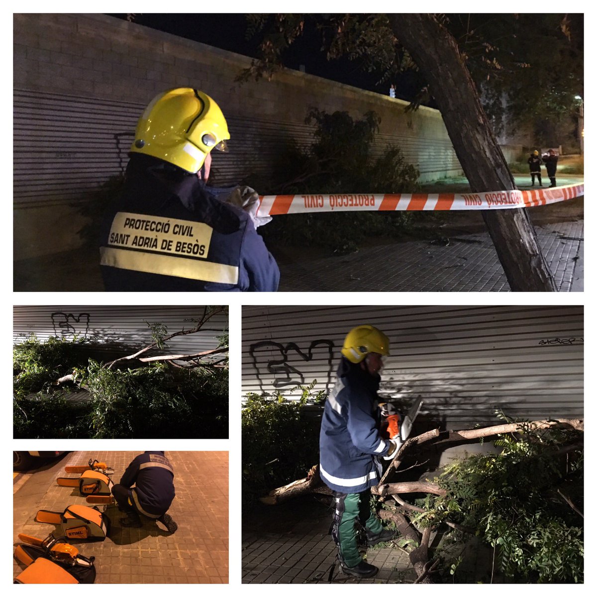 pcsab's tweet photo. Voluntaris #Pcsab activats col-laboren per minimitzar riscos @AjSantAdria @JCallauBartoli @Coordinadora_AV https://t.co/Qd1WbDK9rj